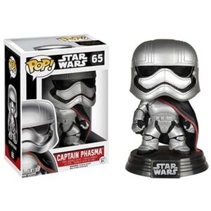𝅺Funko POP! Disney Star Wars The Last Jedi #65 Captain Phasma Bobble Head New